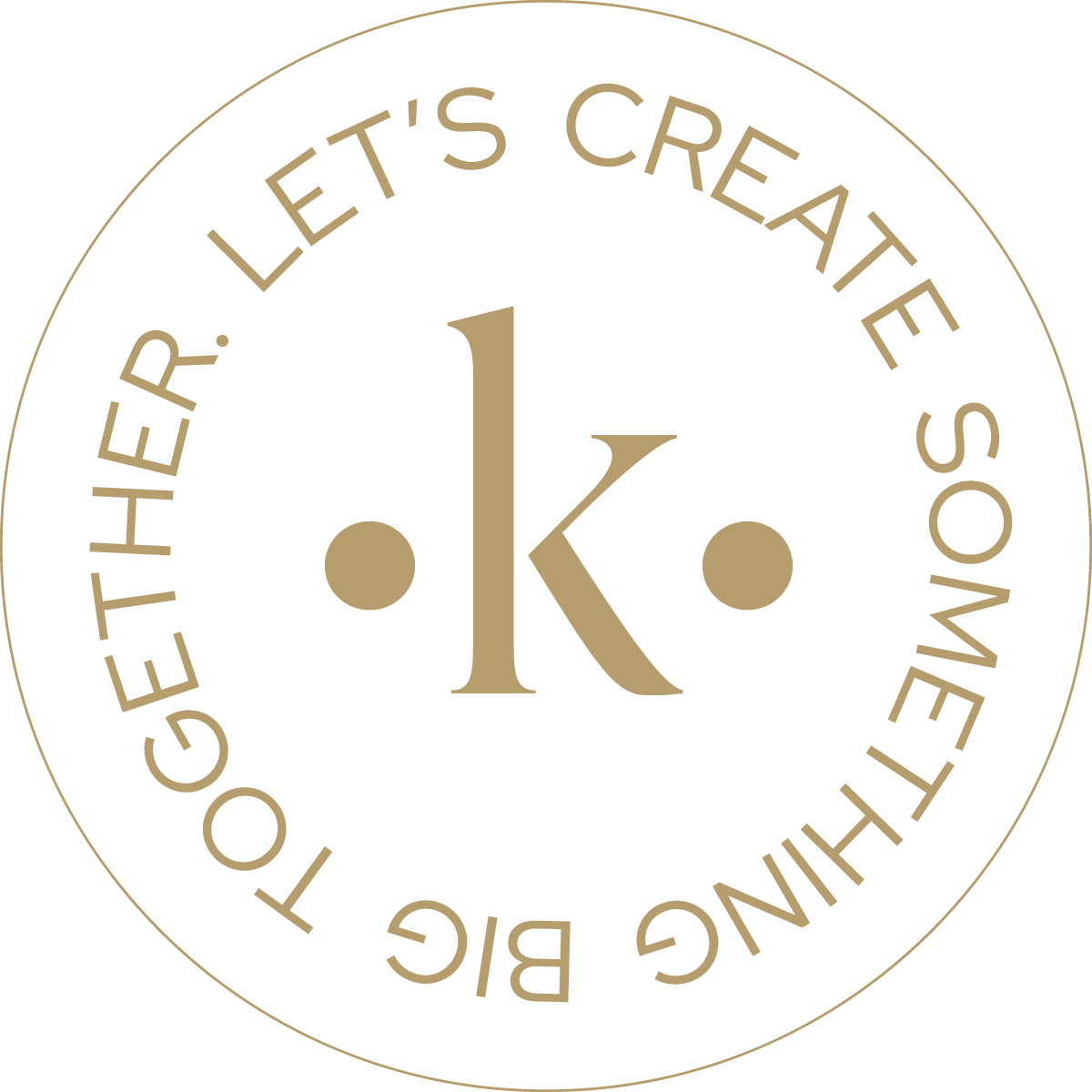 k circle icon Tan 1200 RGB