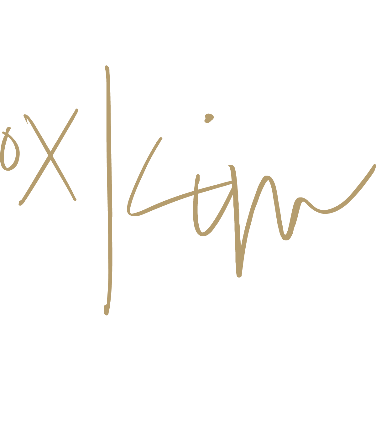 xox kim signature tan